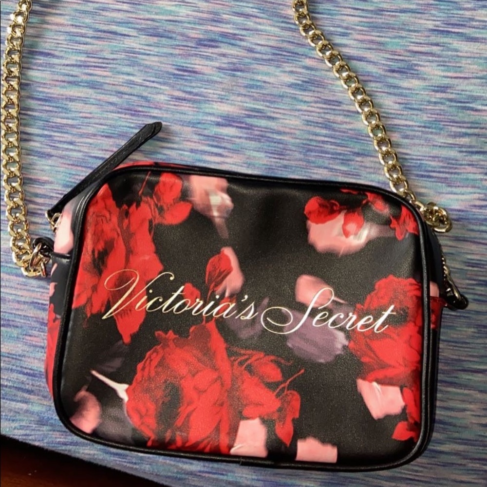 Red floral rose purse from Victoria’s Secret